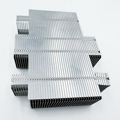 CPU এর জন্য কাস্টমাইজড CNC মেশিনিং পার্টস কপার অ্যালুমিনিয়াম রেডিয়েটর ফিন