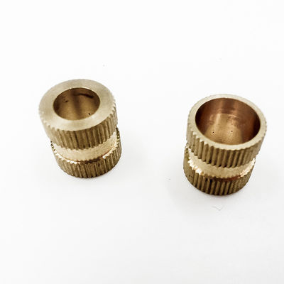 OEM Knurled ব্রাস থ্রেড সন্নিবেশ, যথার্থ থ্রেডেড বাদাম সন্নিবেশ